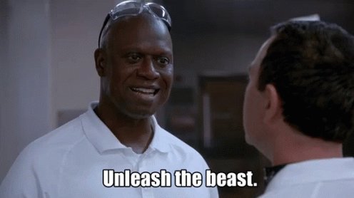 Brooklyn99 Unleash The Beast GIF