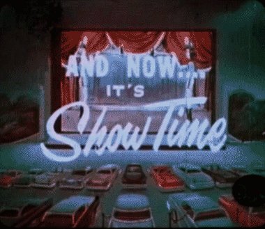 retro drive-in GIF