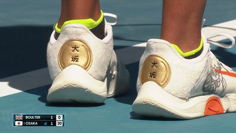 Naomi Osaka wore gold-accented, Japan-inspired sneakers in first 