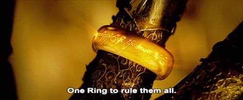 One Ring Them All LOTR GIF