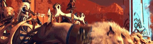 Lion Chariot GIF