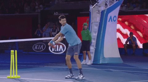 fail novak djokovic GIF by Australian Open