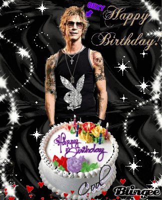 Happy birthday to DUFF MCKAGAN of GUNS N ROSES. 