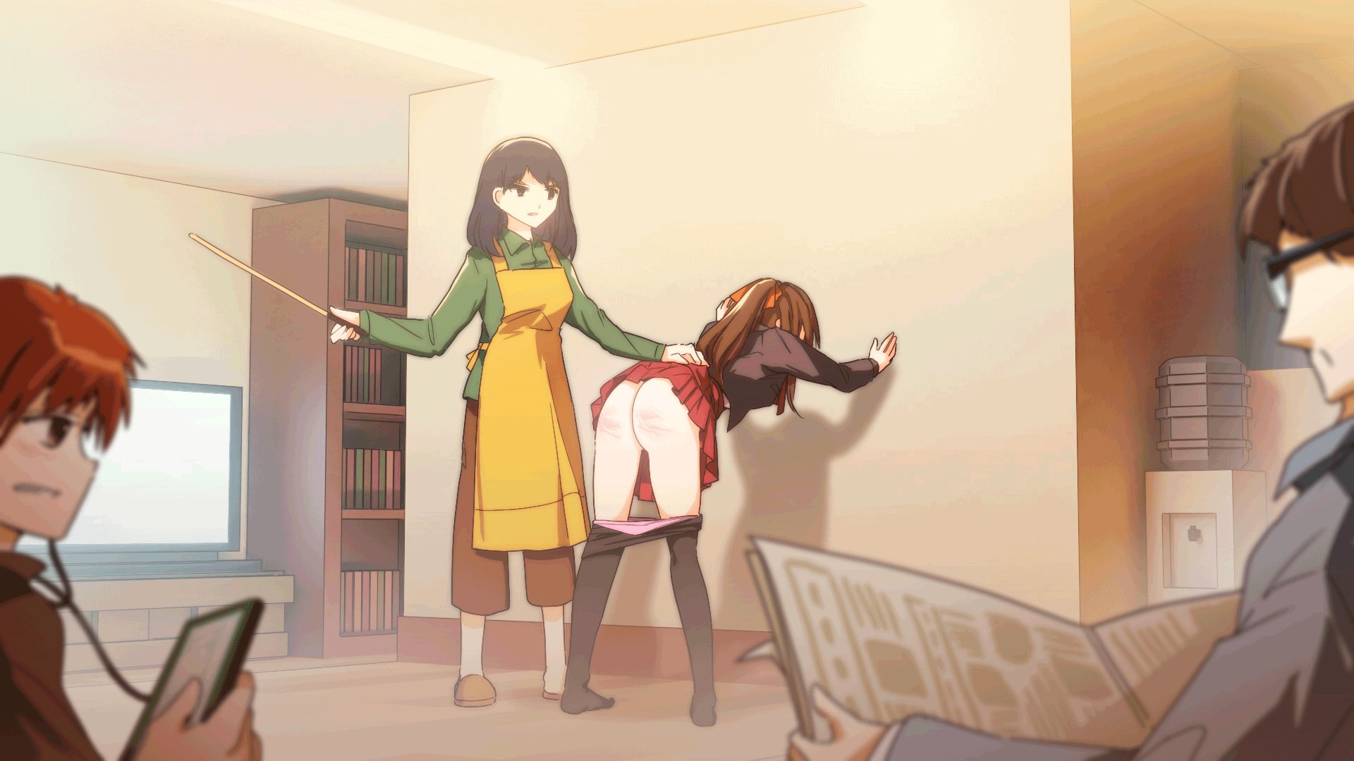 Anime spank video