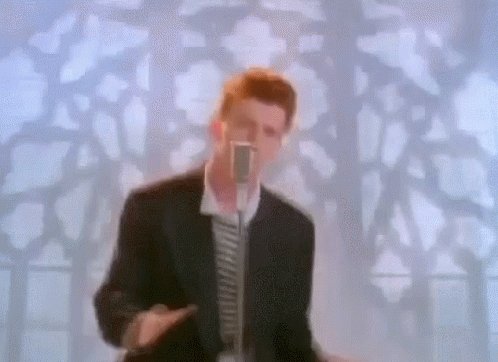 Happy Birthday to The Man, The Myth, The Legend, Rick Astley.
Thank you for such an amazing song. 
