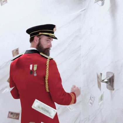 make it rain money GIF by Captain Obvious