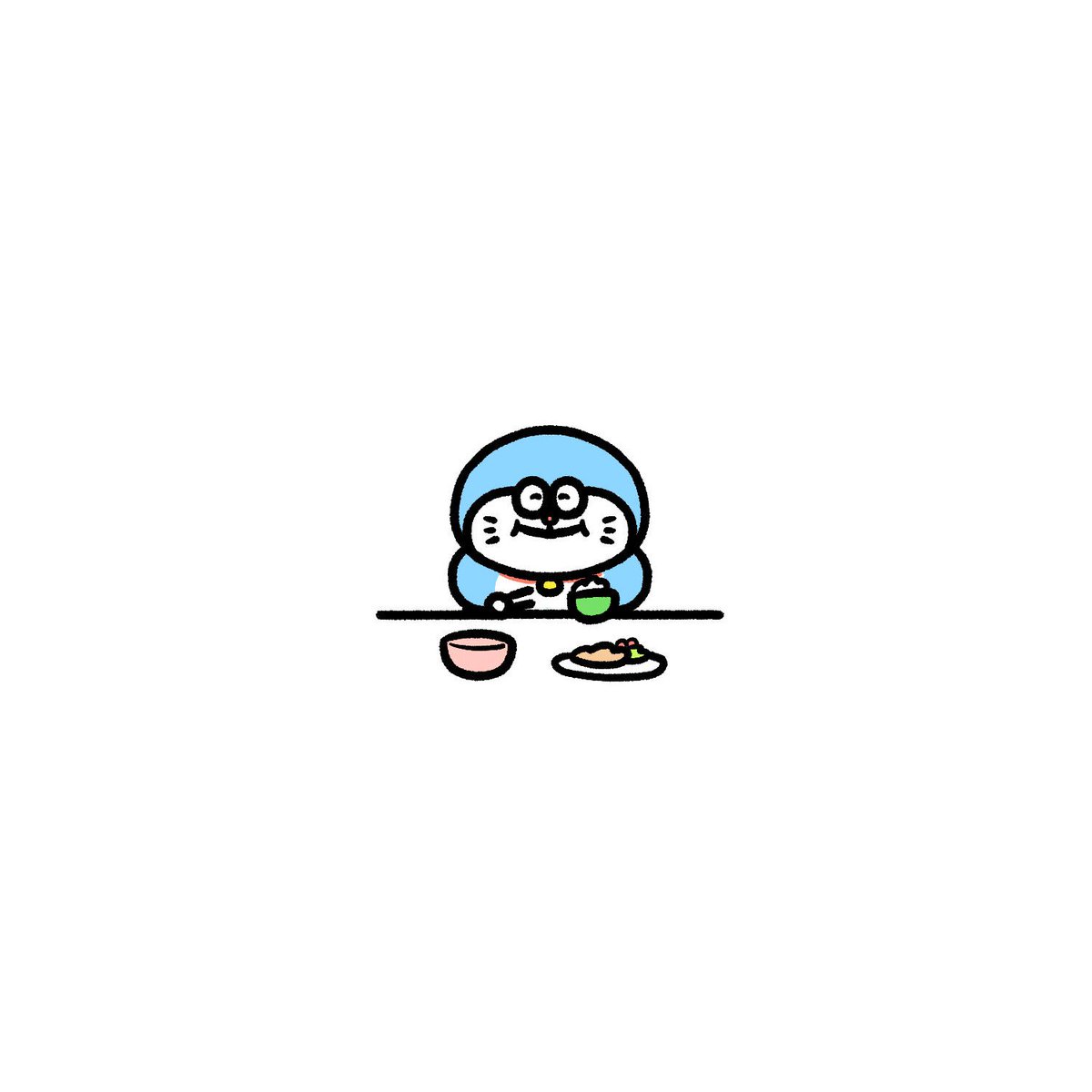 Study 反省 ご飯をモグモグするドラえもん のgif Study 反省 ご飯をモグモグするドラえもん のgif