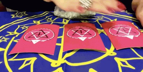 Dia De Visitar A Cartomante / Tarot / Cartas GIF