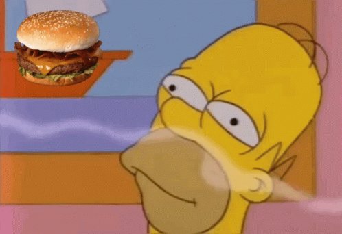 Homer Burger GIF