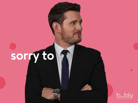 Michael Buble Wink GIF by bubly