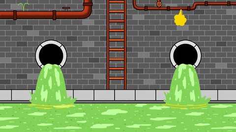 toxic waste pollution GIF b...