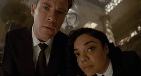 curious chris hemsworth GIF by Men In Black: International