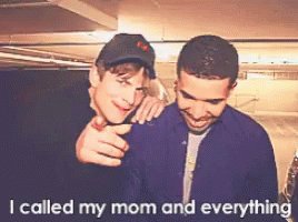 Ashton Kutcher Drake GIF