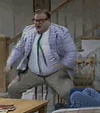 Happy birthday to one of the greats, Chris Farley 

Celebrate in a van down by the river 