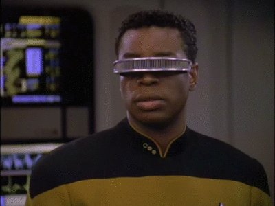 Happy Birthday LeVar Burton (Geordi from Star Trek: The Next Generation) 