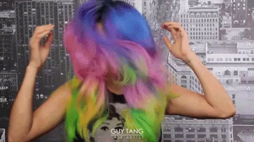 Rainbow Hair Inspiration GIF