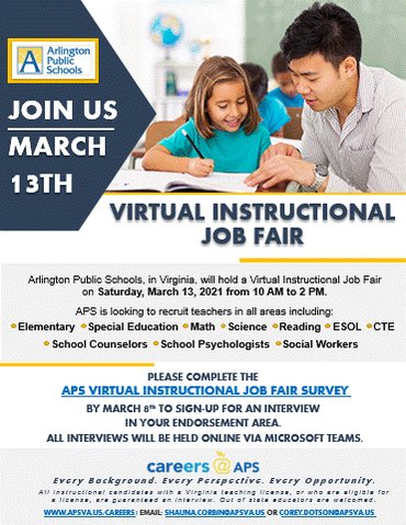 Careers Aps Arlington Public Schools