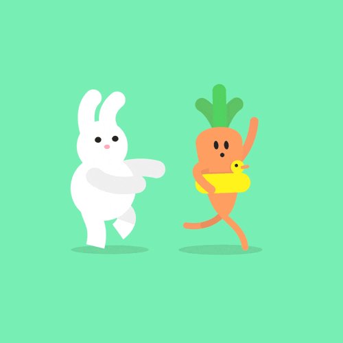 hungry bunny GIF by Motiongarten