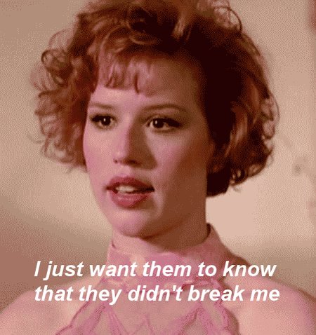 Happy birthday, Molly Ringwald and John Hughes 