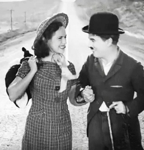 Chaplin Smile GIF