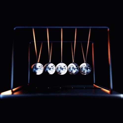 Newtons Cradle Halloween GIF