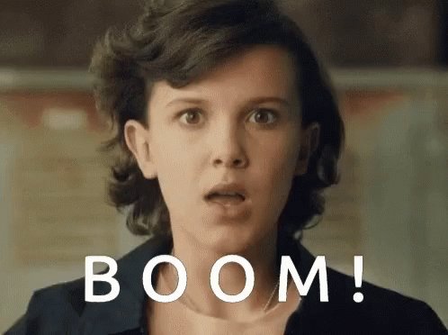 Boom Stranger Things GIF