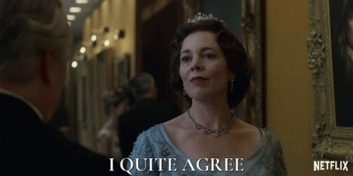 Olivia Colman Queen Elizabeth II GIF