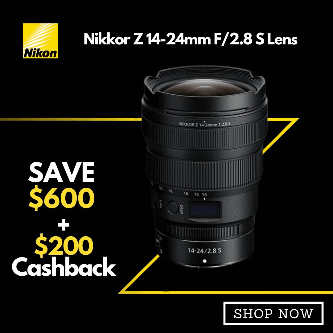 Reach a whole new range of expression.
Save $600 On Nikkor Z 14-24mm F/2.8 S Lens + $200 Cashback Via Redemption.
Buy Now! https://t.co/c8d6qd4WzA
@Nikon_Australia #nikon #Promo #Sales #discount #cashback #photography #landscape #videography https://t.co/BmJmtbhd8m