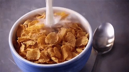 Pouring Milk On Cornflakes GIF