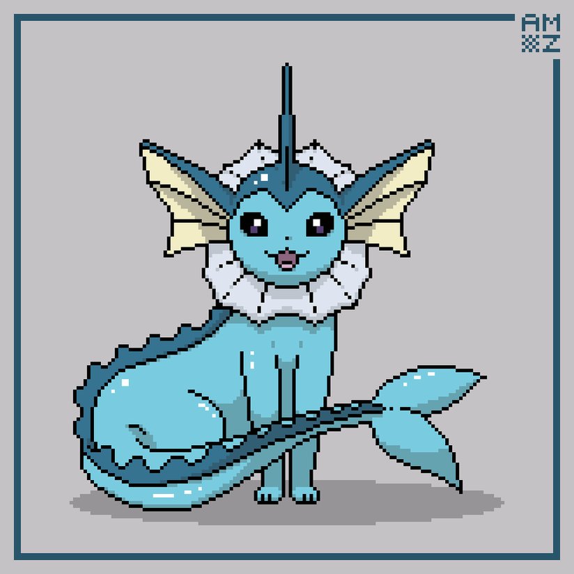 Vaporeon - Pixilart