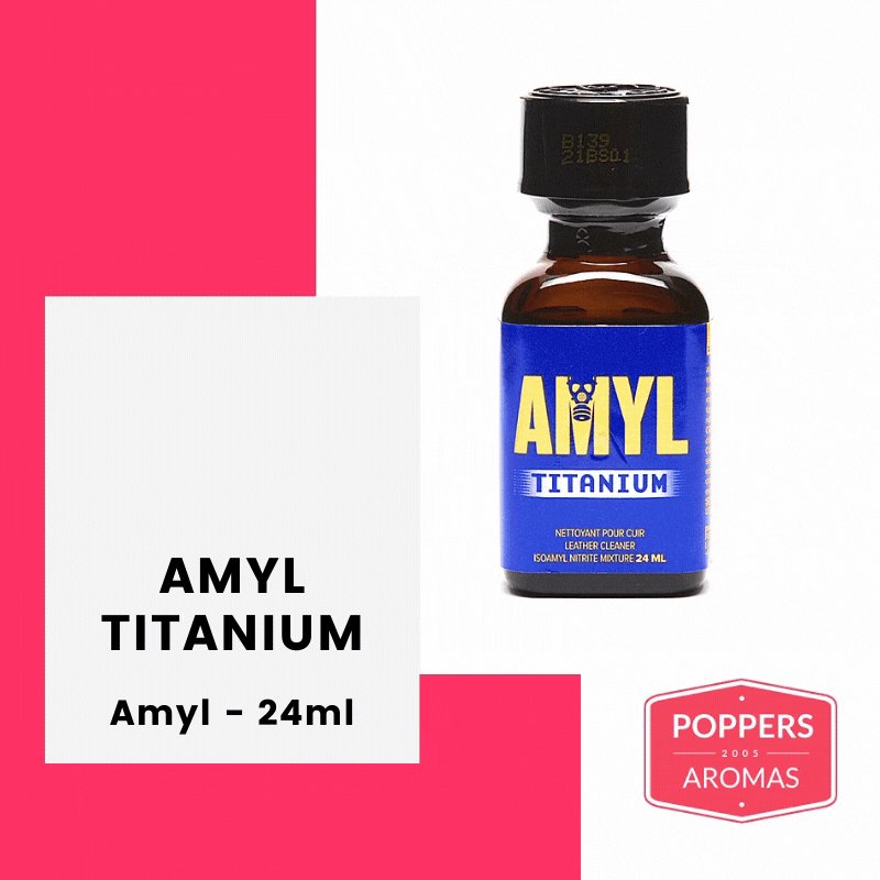 Poppers Aromas (11.8K) on Twitter: "[NEW] 💙 Amyl Titanium 💙 😈 You all love his brother the AMYL black packaging. you must try this new extremely #Poppers composed