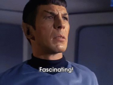 Spock "Fascinating!" GIF