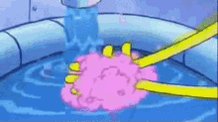 Spongebob Washing Hands GIF