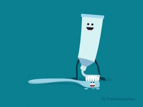 Toothpaste Happy GIF