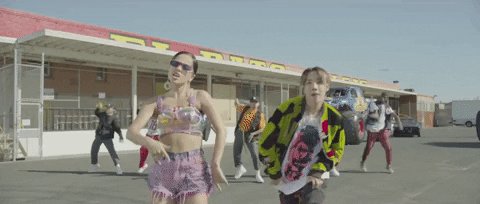 Happy birthday, becky g on the side!  