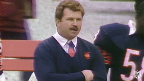 Mike Ditka Sport GIF by NFL