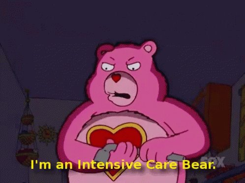 Intensive Care Bear GIF