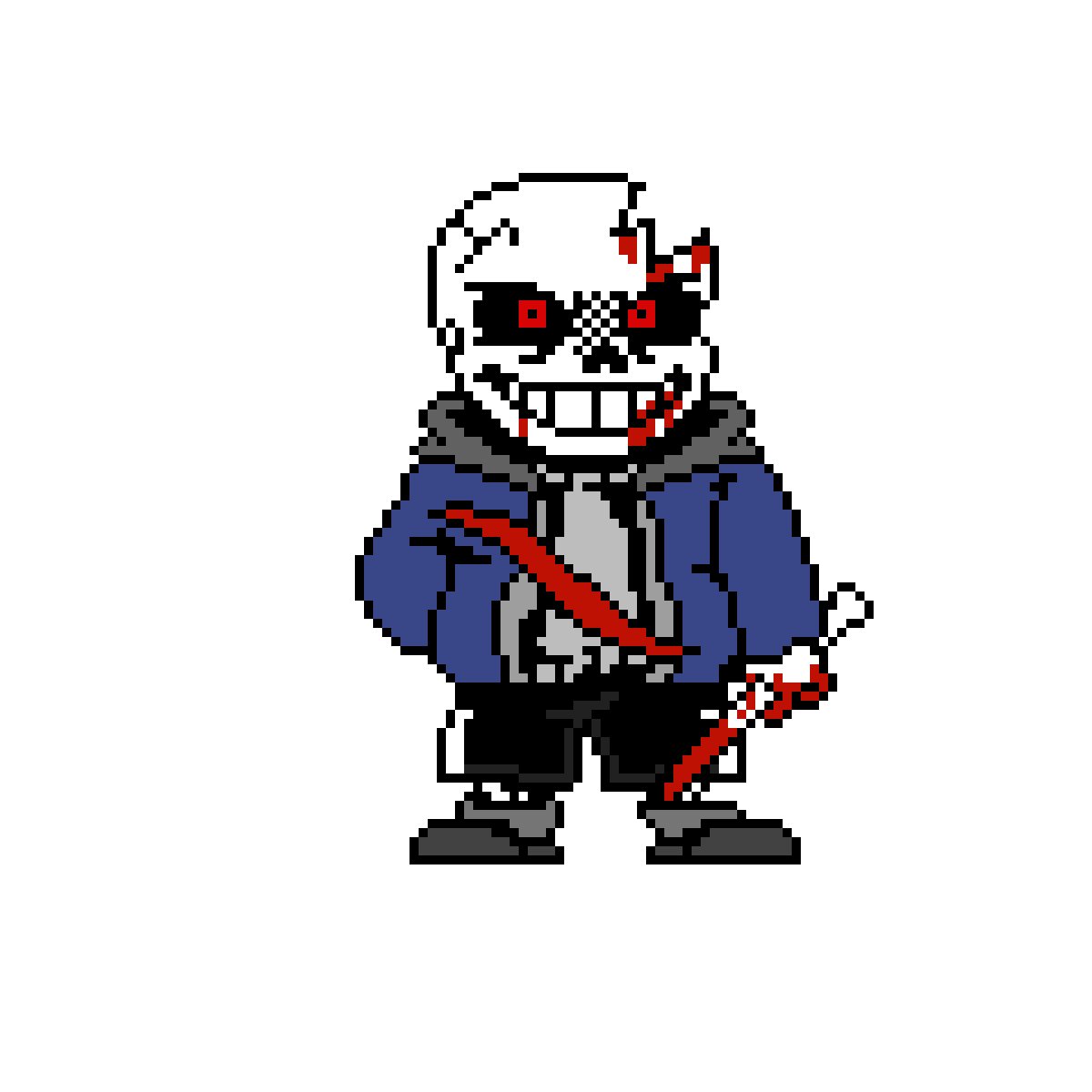 Pixilart - horror sans sprite HD by fazentertain83