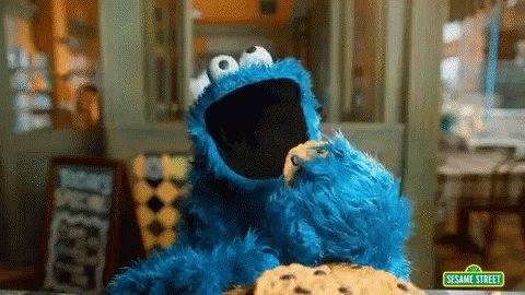 Cookie Monster Sesame Street GIF