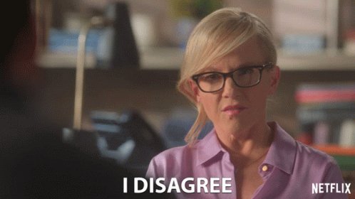 IDisagree Linda Martin GIF