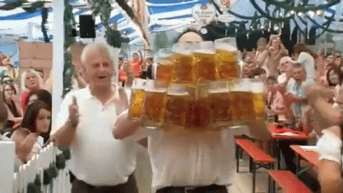 27 Mugs Of Beer! GIF