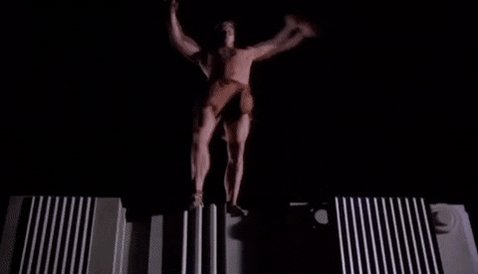 Doc Savage Jump GIF by Warner Archive