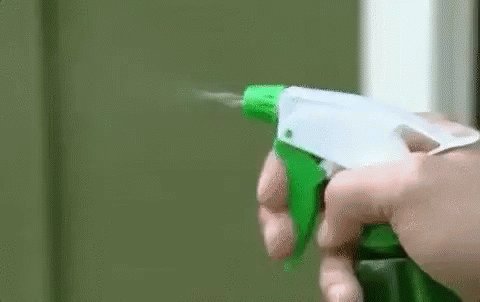 Gif de spray de água