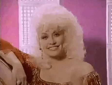 Dolly Parton Wink GIF
