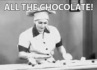 All The Chocolate! GIF