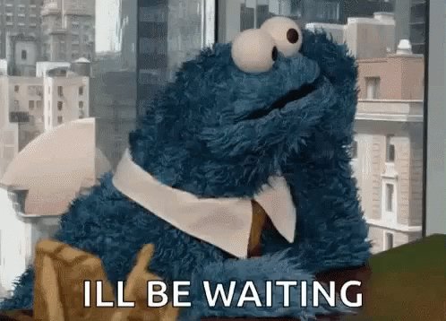 Ho Hum Cookie Monster GIF