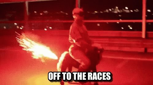 Horse Race Off To The Races GIF