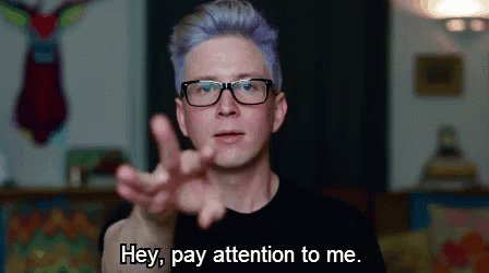 Tyler Oakley Pay Attention To Me GIF