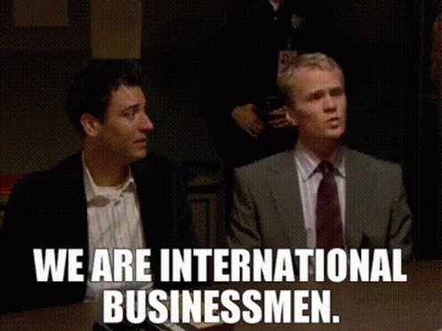 Barney Stinson International Businessmen GIF