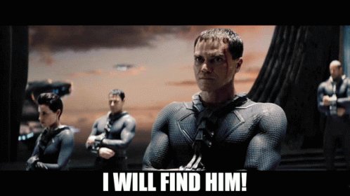 General Zod IWill Find Him GIF